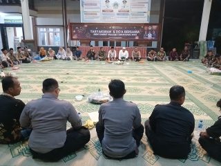 Menyambut Malam Pergantian Tahun Forkopimcam Balongpanggang Gelar Tasyakuran Dan Doa Bersama