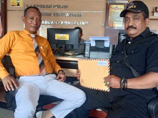 Kordinator Wartawan dan LSM Secara Resmi Melaporkan Unggahan Vidio Mubin Ke Polres Lamongan