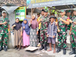 Kasdam Brawijaya Brigjen TNI Terry Tinjau Pelaksanaan TMMD di Desa Kebalan Kulon