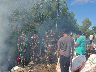 Launching Bank Sampah, Koramil 14 Batang Batang Ajak Warga Kelola Sampah Jadi Berkah