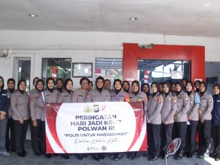 Donor Darah Sambut Hari Jadi Polwan ke-77 Tahun 2025 digelar Polwan Polres Kediri Kota