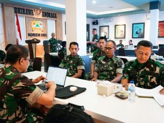 Sambut Baik Tim Wasrik dan Audit Kinerja, Danrem 081/DSJ: Dorong Kinerja Transparan dan Akuntabel