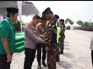 Kapolri Pimpin Apel Kebangsaan, Lepas Ribuan Kader Banser Amankan Nataru