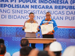 Kapolri MoU dengan PT Pupuk Indonesia Terkait Distribusi: Agar Tepat Sasaran