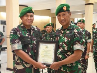 5 Pamen Masuk, Danrem Untoro Ingatkan Tantangan Tugas Semakin Kompleks dan Dinamis