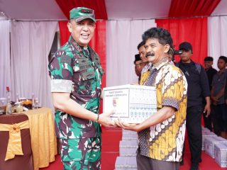 Pangdam V/Brawijaya Tinjau Pembangunan Jembatan Perintis Garuda Tahap III Jember Tingkatkan Akses Strategis Wilayah Militer
