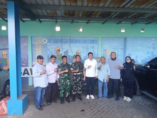 Danrem 084/BJ Tinjau Proyek Jemundo, Sinergi TNI–Pemkab Sidoarjo Kian Solid