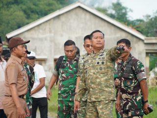 Tinjau Tiga Desa,Danrem Kawal Ketat Pembangunan KDKMP di Tragah.