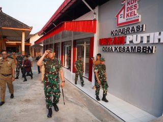 Optimalkan Pembangunan Daerah Pangdam V/Brawijaya Tinjau Proyek Jembatan Perintis Garuda Dan Gerai KDKMP Blitar