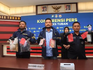 Polres Tuban Ungkap Jaringan Pengedar Uang Palsu 3 Tersangka Diamankan
