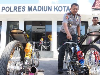 Polres Madiun Kota Gagalkan Aksi Balap Liar di Jiwan