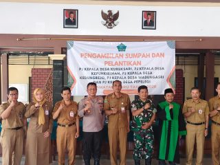 Satu Tekad Babinsa dan Pj Kades Waru demi Pilkades Damai