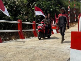 Warga Apresiasi Rampungnya Jembatan Garuda di Desa Gondanggunung