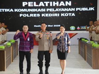 Polres Kediri Kota Tingkatkan Profesionalisme Personel Lewat Pelatihan Etika Komunikasi Pelayanan Publik