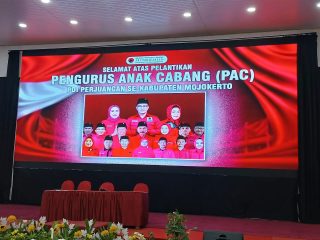 Ratusan Kader Hadiri Pelantikan PAC PDI Perjuangan Kabupaten Mojokerto, Siap Menangkan Hati Rakyat