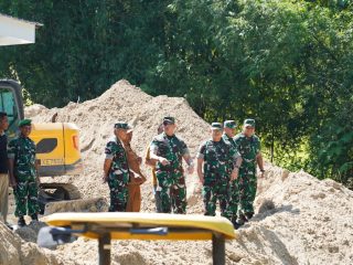 Pangdam V/Brawijaya Tinjau Lahan Pembangunan Yonif TP Ngawi dan KDKMP Desa Kerek