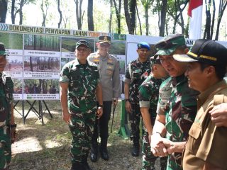 Pangdam V/Brawijaya Tinjau Lahan Pembangunan Yonif TP Ngawi dan KDKMP Desa Kerek