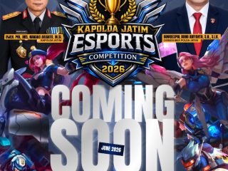 Sambut Hari Bhayangkara ke - 80 Polda Jatim Gelar Turnamen Esport untuk Umum