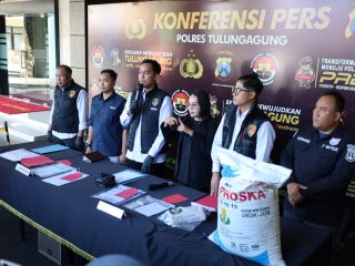 Polres Tulungagung Ungkap Fakta Baru Kasus Dugaan Peredaran Pupuk Tidak Terdaftar