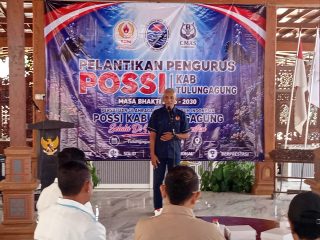 KONI Tulungagung mengelar pelatikan pengurus Baru POSSI berjalan lancar dan kondusif