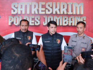 Polres Jombang Ungkap Komplotan Curanmor, Empat Tersangka Ditangkap