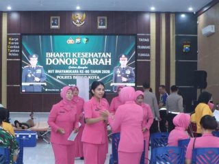 Sambut Hari Bhayangkara ke-80, Polres Blitar Kota Gelar Bakti Kesehatan