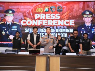Polres Kediri Kota Ringkus Pelaku Spesialis Pecah Kaca Mobil, Beraksi di 13 TKP Lintas Daerah
