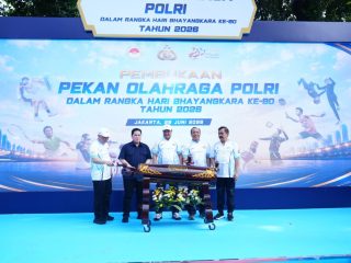 Menpora Erick Thohir Apresiasi Pekan Olahraga Polri 2026: Makin Banyak Event Olahraga, Makin Baik untuk Bangsa