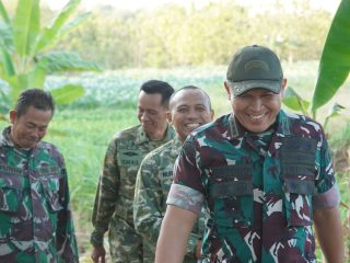 Danrem Untoro Sidak Pembangunan Jembatan Garuda, Pastikan Program Strategis Berjalan Sesuai Target