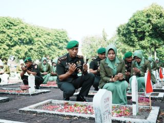 Kodim 0816/Sidoarjo Kenang Jasa Pahlawan dalam HUT ke-60 Korem 084/Bhaskara Jaya