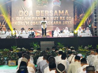 Dari Doa untuk Negeri, Korem Bhaskara Jaya Rayakan 60 Tahun Pengabdian Bersama Rakyat