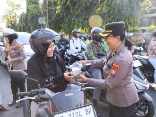 Semangat HUT Polwan ke-78, Polwan Polres Kediri Kota Hadir Membawa Manfaat bagi Masyarakat