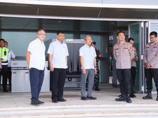 Kapolres Kediri Kota Tinjau Bandara Dhoho, Perkuat Sinergi Pengamanan dan Pelayanan Penerbangan