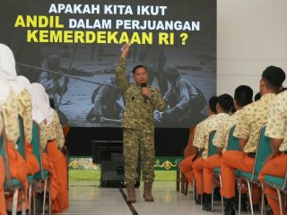 Danrem Bhaskara Jaya: Indonesia Jaya Tak Cukup Dibangun dengan Kepintaran, Tapi dengan Karakter.