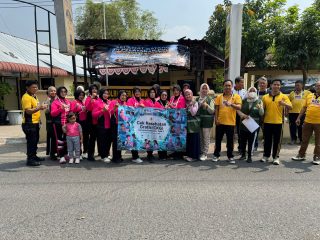 Polsek Tarik dan Puskesmas Tarik 2 Gelar Pemeriksaan Kesehatan serta Pembinaan Kebugaran