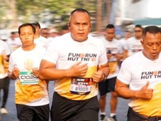 Fun Run HUT ke-81 TNI, Danrem Untoro Ajak Masyarakat Gemar Berolahraga