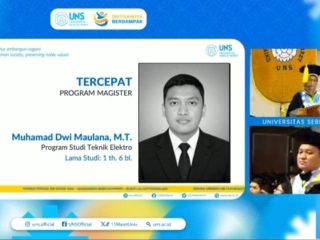 Anggota Korem 081/DSJ Jadi Lulusan Tercepat Program Magister UNS