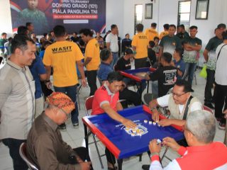 64 Tim Adu Taktik di Turnamen Domino Piala Panglima TNI di Trenggalek