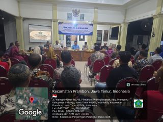 PEMERINTAH DESA WONOPLINTAHAN PRAMBON SOSIALISASI PENJARINGAN PERANGKAT DESA.