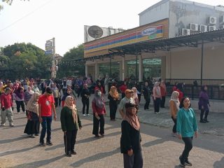 Forkopimka Sidoarjo Kompak Jaga Kebugaran dan Kebersihan Lingkungan